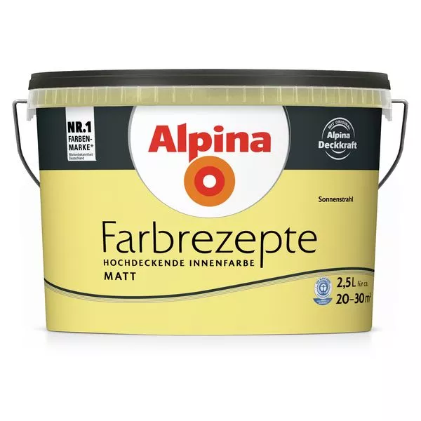 Wandfarbe Farbrezepte Sonnenstrahl 2,5L