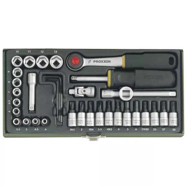 Steckschlüsselsatz 1/4" (36-teilig)