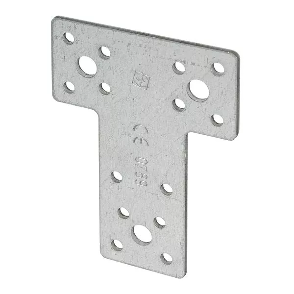 T-Flachverbinder verz. 80x68x38x2,0 mm