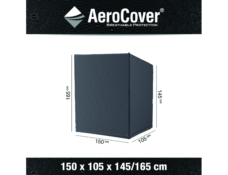 Aerocover Schutzhülle für Strandkörbe, 150 cm