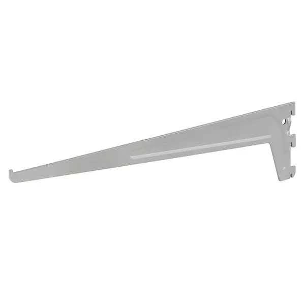 Einlochträger aluweiß 3 Haken 500x40 mm