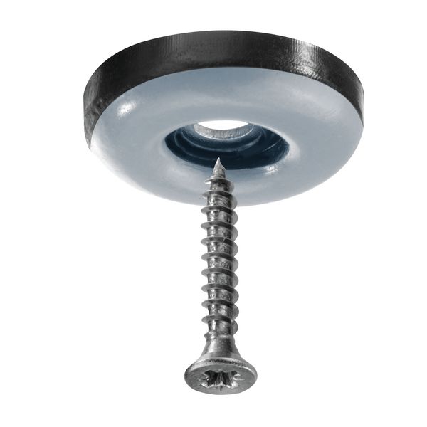 Möbelgleiter Easy mit Schr. braun Ø25 mm (4 Stück)