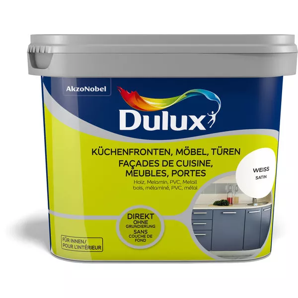 Küchenmöbel u.Türenfarbe sm weiß 750ml Dulux