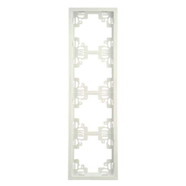 Abdeckrahmen 4-fach Sao Paulo Serie905 ultraweiß