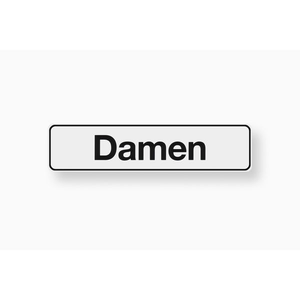 Schild Damen