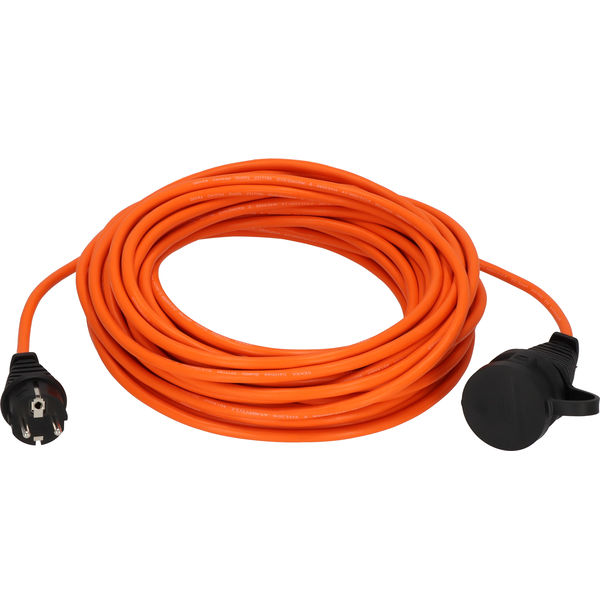 Verlängerungskabel 25m orange IP44 N05V3V3-F3G1,5 - Steck./Kuppl-