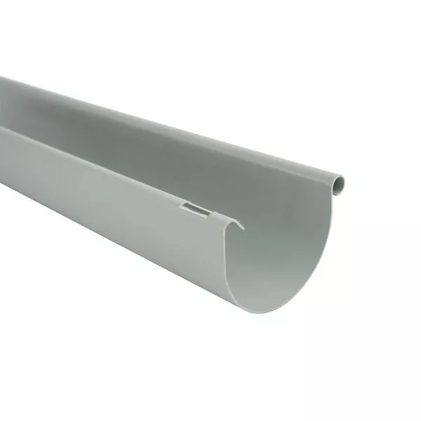 Dachrinne halbrund 100 2.0 grau