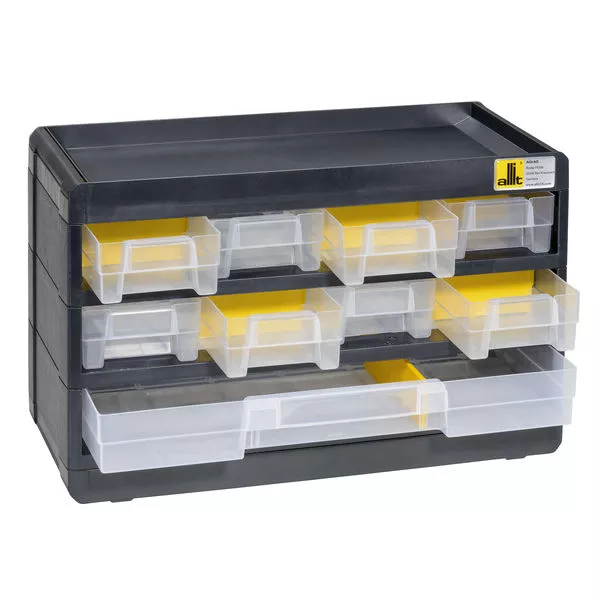 Kleinteilemag. VarioPlus Basic 15 sw/ge 9 Schubladen, 6 Trenner