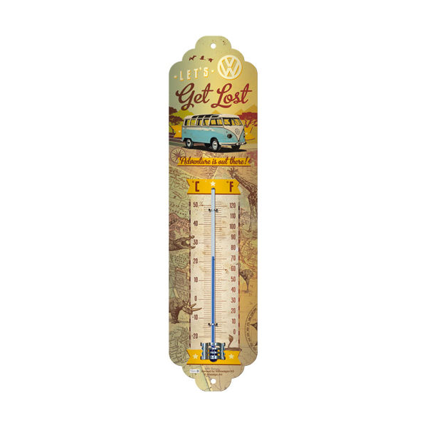 Thermometer VW Bulli Let's Get Lost
