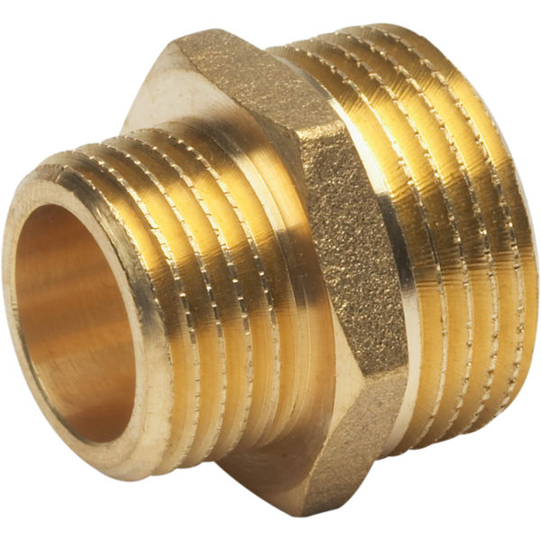 Gewindenippel reduziert 1/2" AGx3/4" AG