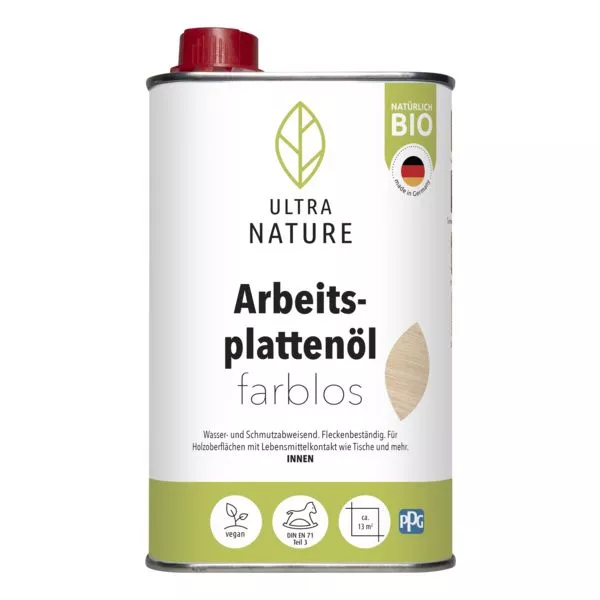 Ultra Nature Arbeitsplattenöl farb. 0,5L farblos