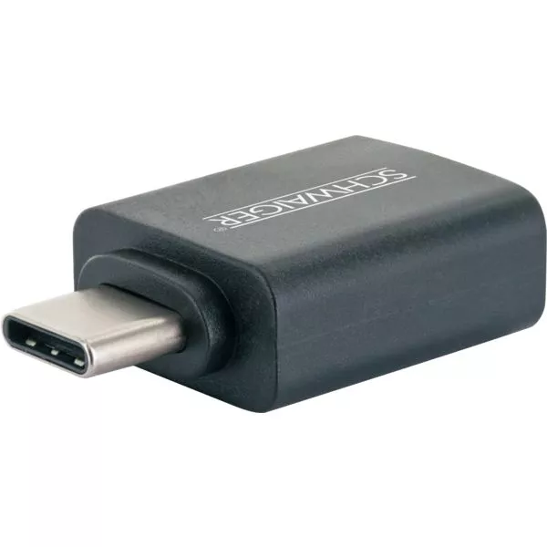Adapter Stecker USB 3.1 schwarz USB 3.1 C Stecker > USB  3.0 A Buchse