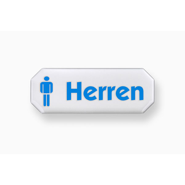 Hinweisschild Herren 3D