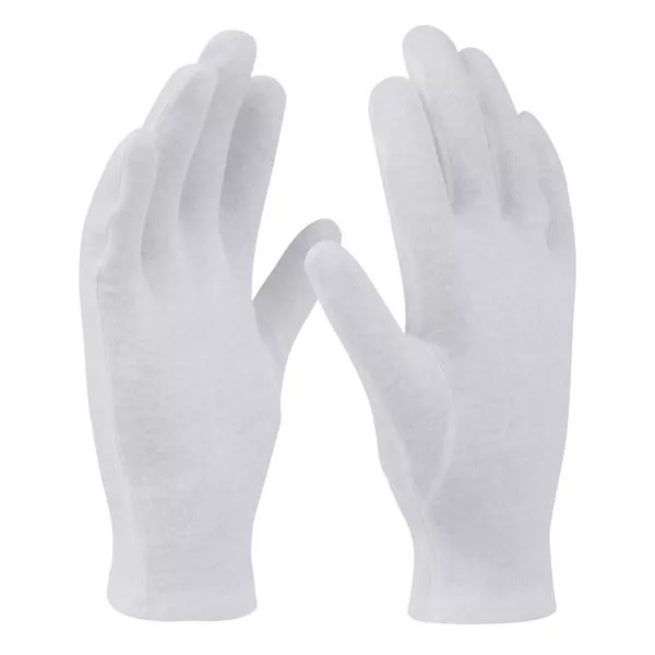 Handschuhe Baumwolle weiß Gr. 10