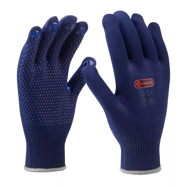 Handschuh Feinstrick blau Gr.9
