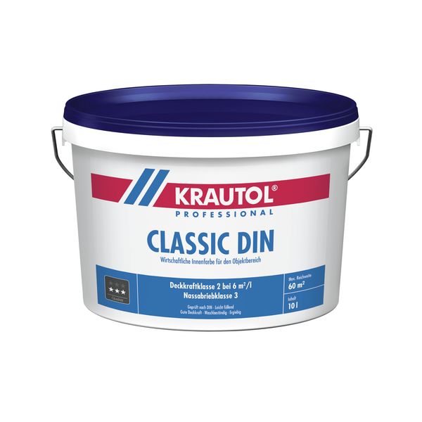 Wandfarbe Classic DIN weiß 12,5l