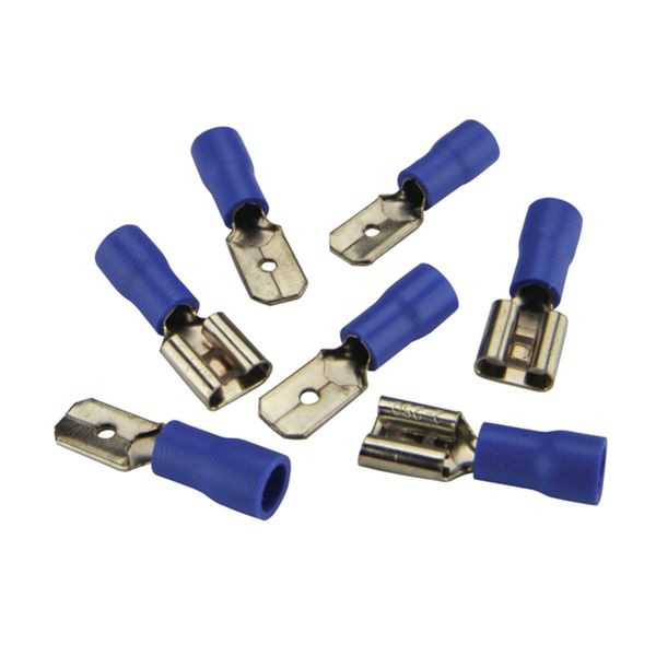 Steckverbind.-Set 2,5mm² 6,3x0,8mm 20tlg