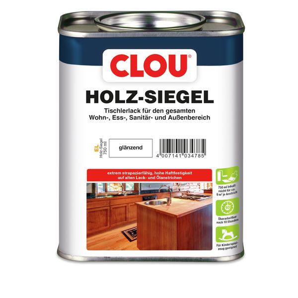 Holz-Siegel EL glänzend 750ml Clou