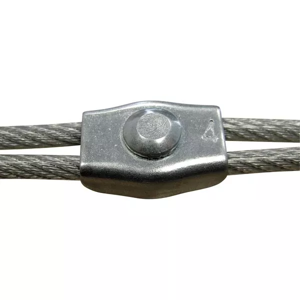 Drahtseilklemmen rostfrei für Seil 2mm (2 Stück)