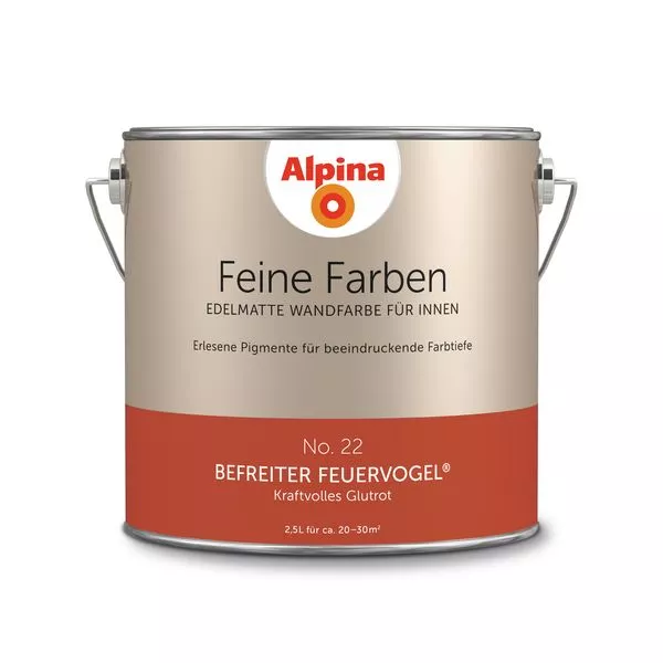 Wandfarbe Befreiter Feuervogel 2,5L Feine Farben