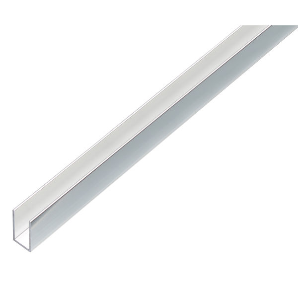 U-Profil Alu chromdes. 15x10x15x1x1000mm