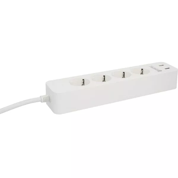 Steckdosenleiste WiFi 4x2 weiß