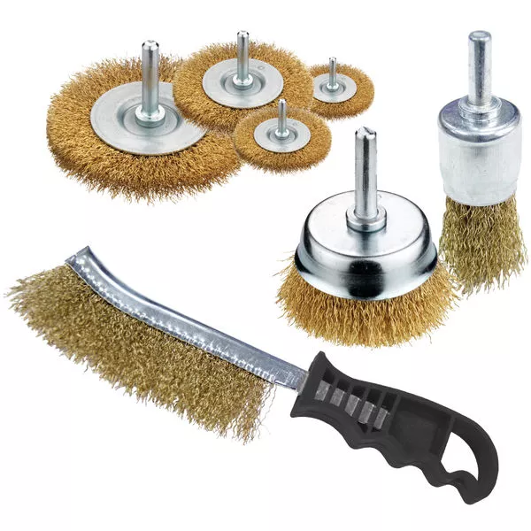 Stahlbürstenset