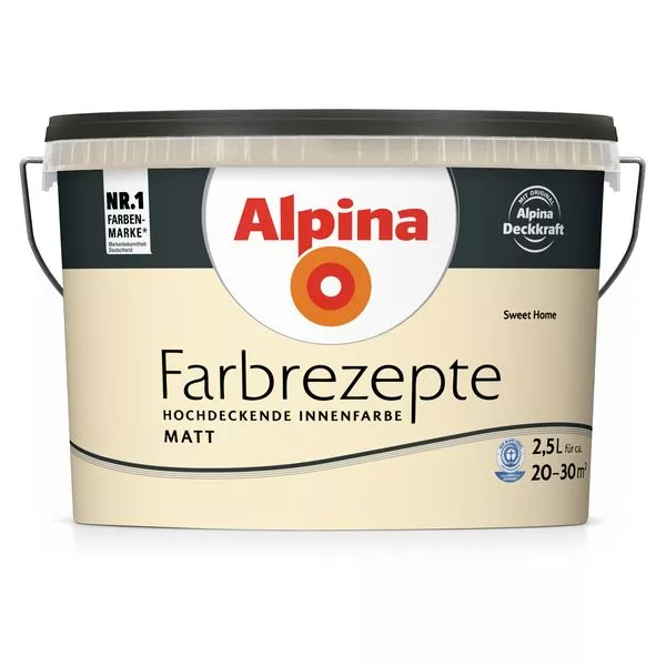 Wandfarbe Farbrezepte Sweet Home 2,5L