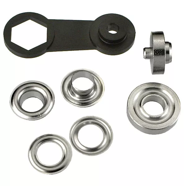 Ösen Messing vern. 14,0 mm (8 Stück)