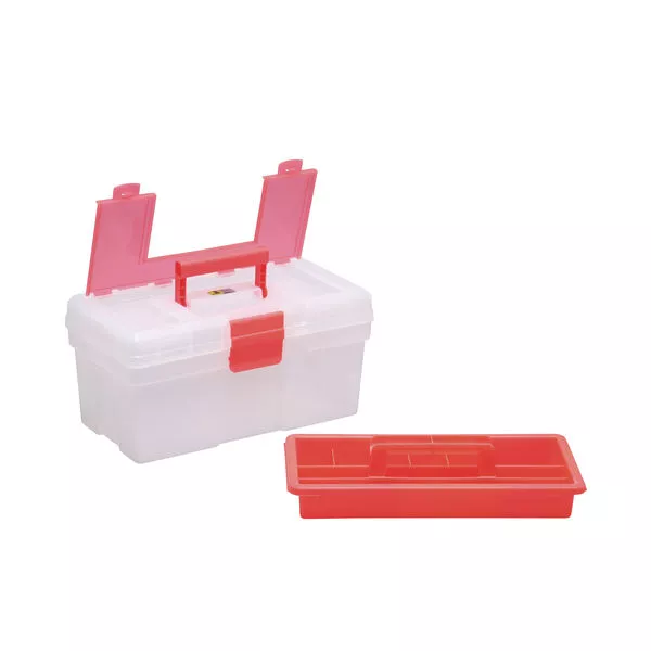 Werkzeugkoffer McPlus Clear 16 rot