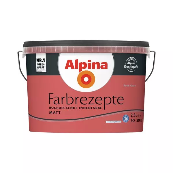 Wandfarbe Farbrezepte Roter Ahorn 2,5L