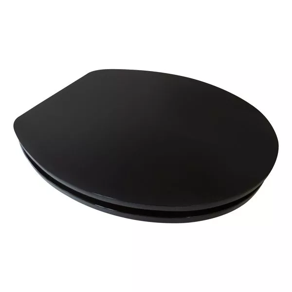 WC-Sitz High-Gloss Pure Black 1-seitig Holzkern/MDF, SKK
