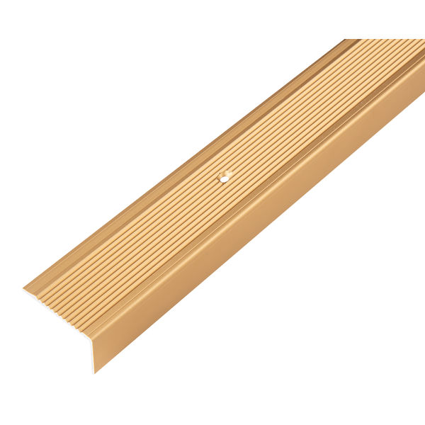 Schutzprofil Alu gold 45x23x2,7x1000 mm Treppenkante