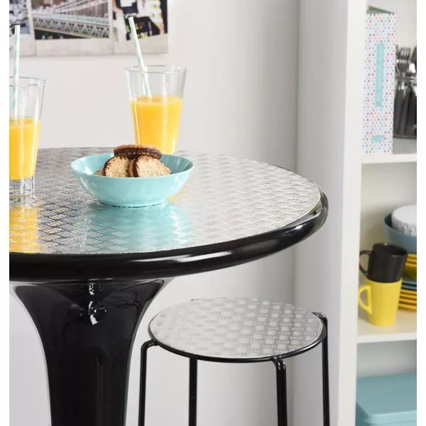 Klebefolie Riffel glänzend 45cmx1,5m