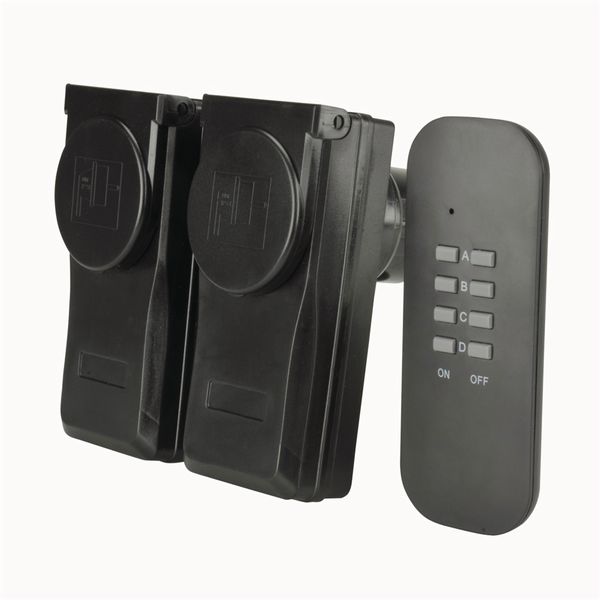 Funkfernschalterset 2+1 Micro outdoor schwarz