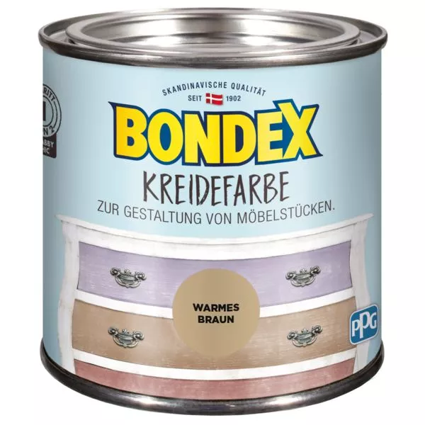 Bondex Kreidefarbe warmes braun 0,5L