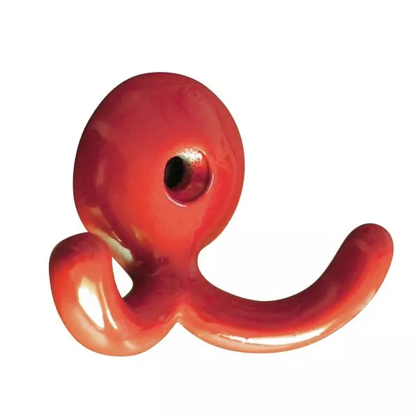 Mantelhaken Aluguss nickelfarbig 33 mm