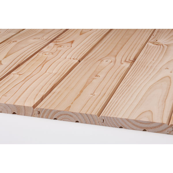 Faseprofil Doug A/B-Sort. 19x121x3000mm