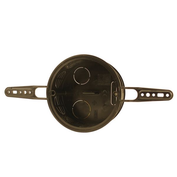 Abzweigdose UP m Nagellaschen 37mm schw
