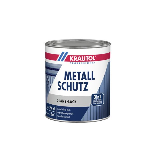 Metallschutzlack glänzend rot 0,75l