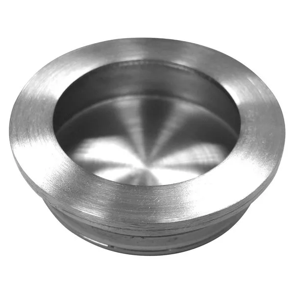 Muschelgriff Edelstahl gebürstet Ø50 mm