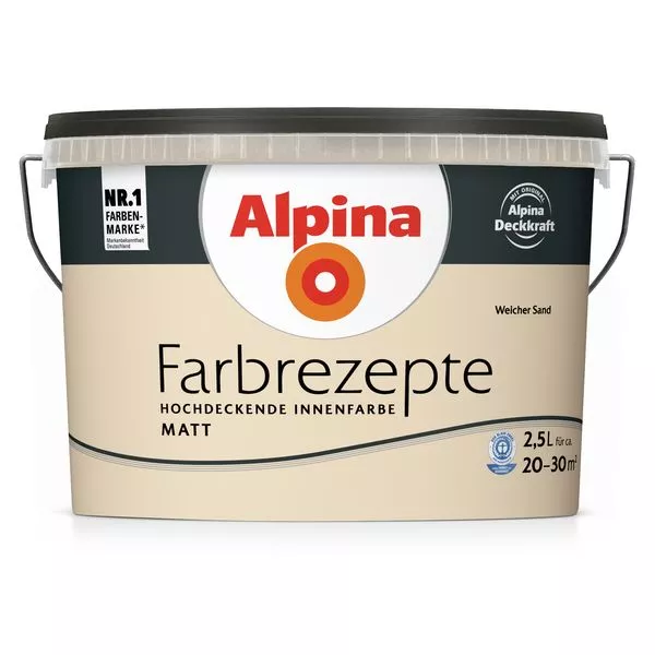 Wandfarbe Farbrezepte Weicher Sand 2,5L