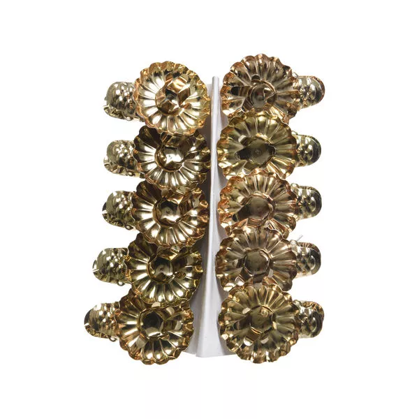 Kerzenständer/Metall aClip gold 5x3,5cm