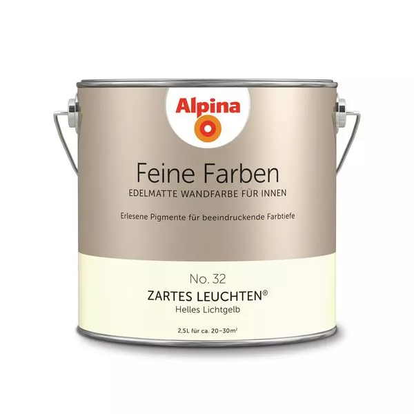 Wandfarbe Zartes Leuchten 2,5L Feine Farben