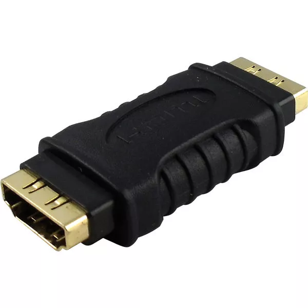 HDMI Doppelkupplung schwarz