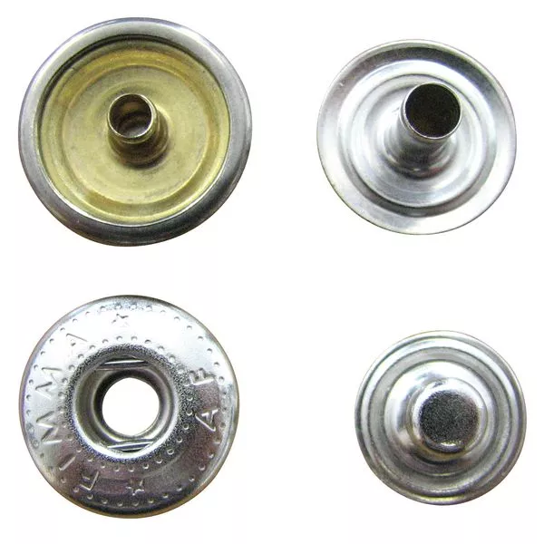 Druckknöpfe S-Feder 13 mm (10 Stück) mit Einschlagwerkzeug