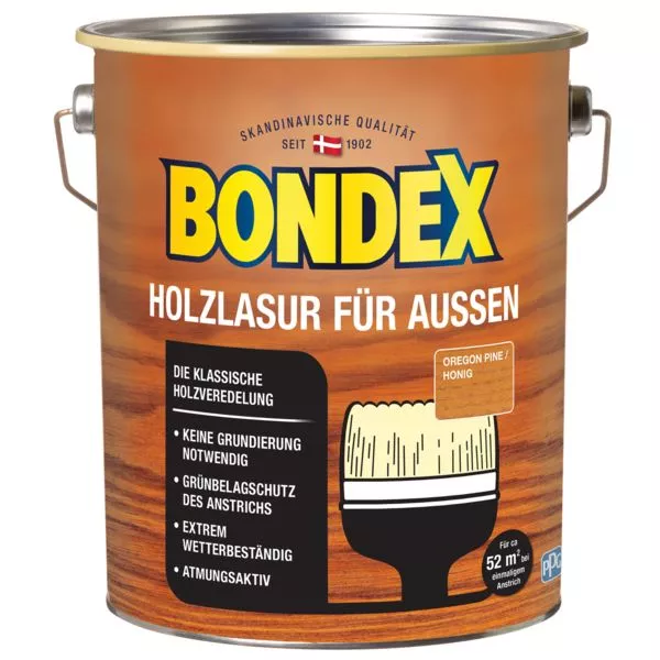 Bondex Holzlasur außen Oregon Pine 4L
