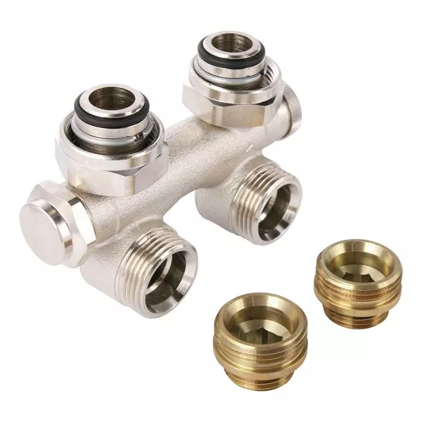 Anschlußblock Wiroflex Eckform m. Bypass