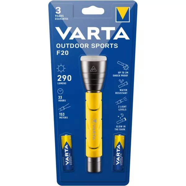 Taschenlampe Outdoor Sports F20 Varta inkl. Batterie
