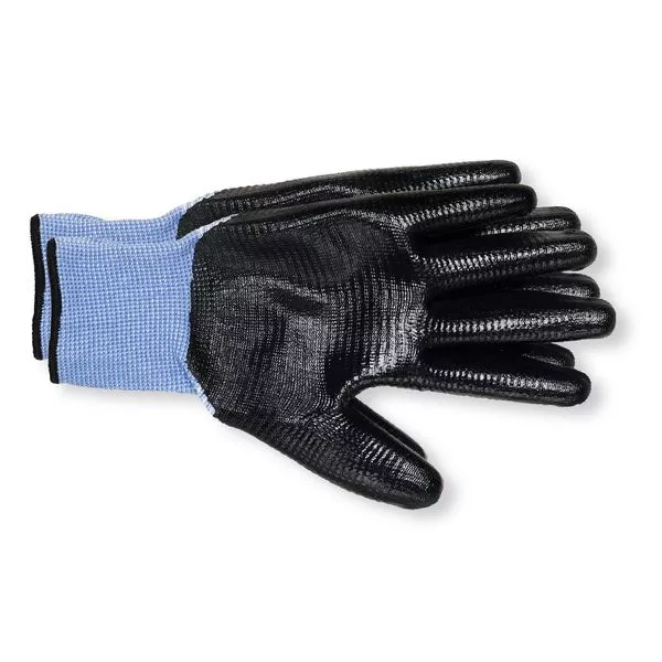 Handschuhe AquaGrip Gr.8 EN 388 Nitril blau/schwarz